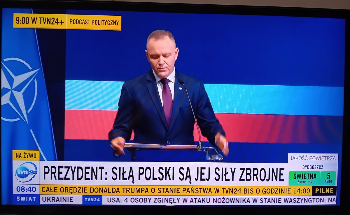 Karol Nawrocki <a href="/prezydentpl/">Kancelaria Prezydenta RP</a> <a href="/NawrockiKn/">Karol Nawrocki</a> powiedział: "Siłą Polski są jej siły zbrojne".
To dlatego chce zawetować miliardy z SAFE na rozwój polskich sił zbrojnych 🤔
Logika według PiS 🤦‍♀️