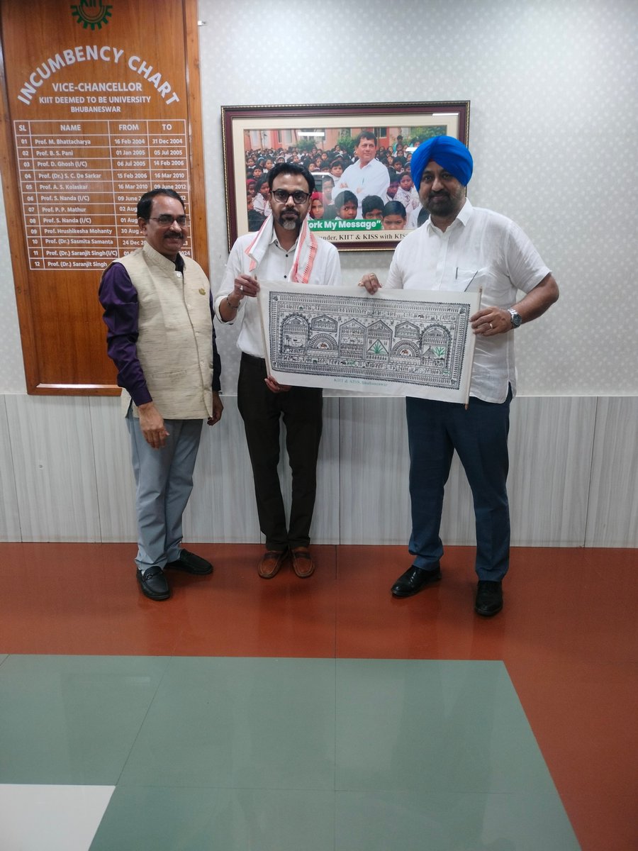 Saranjit72's tweet photo. Great exchange on innovation &amp; collaboration with Mr. Gajendra Mohan Jha, Founder of Matasma &amp; Instavend and their team at @KIITUniversity- ideas that will empower #KIITians to think big &amp; create real impact.

#KIITUniversity #Collaboration #ViksitBharat https://t.co/cb9gsySRV4