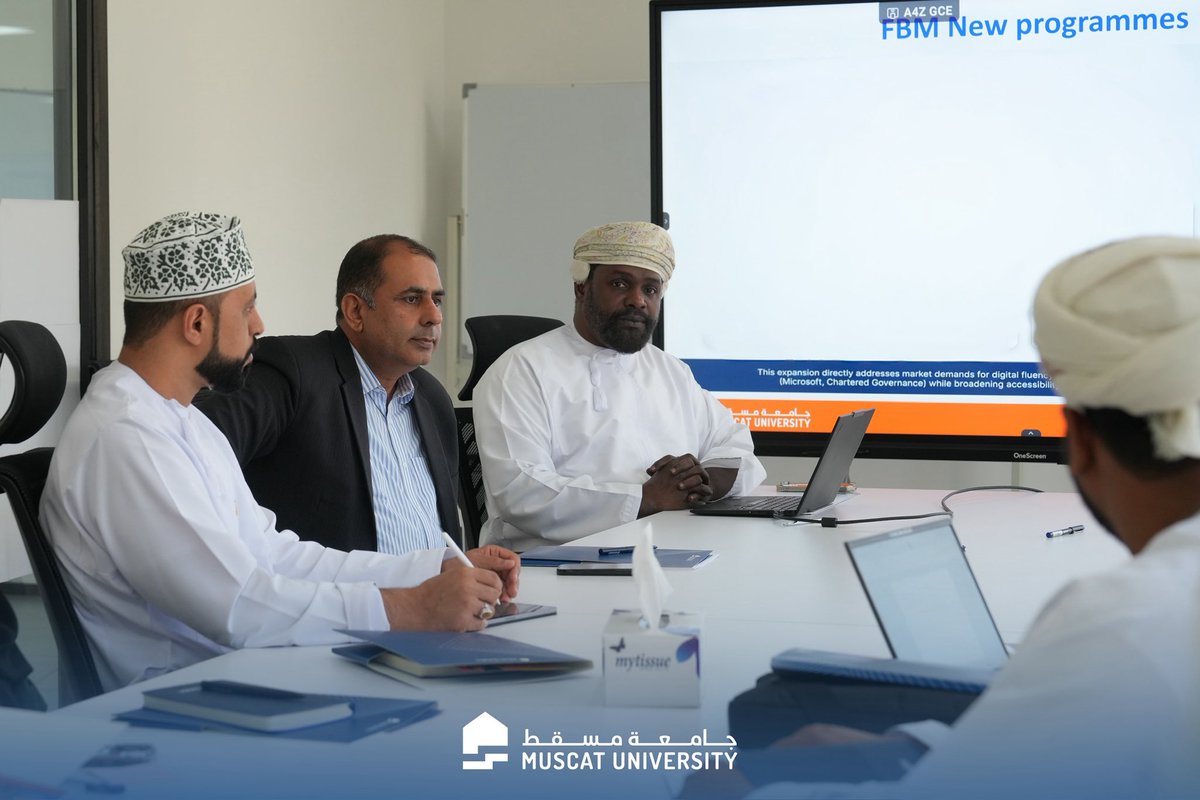 Muscat University جامعة مسقط tweet media
