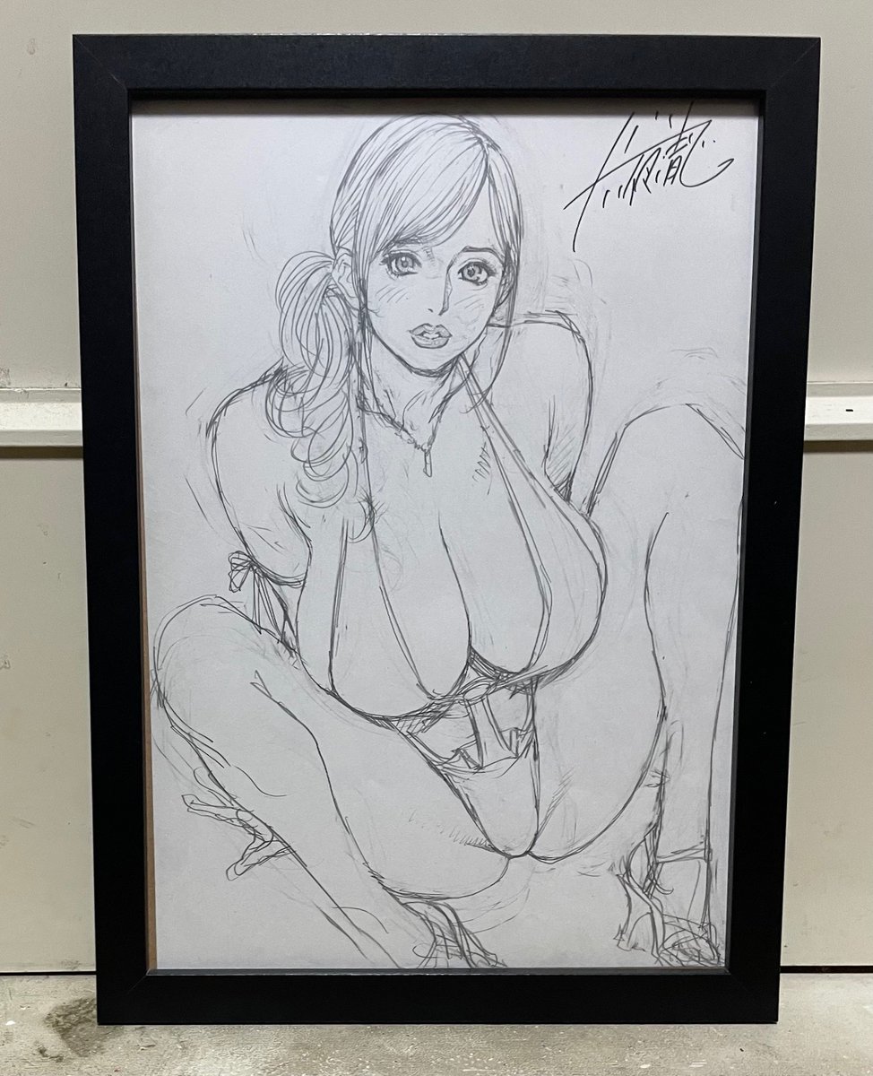 【BOOTH販売】

『comicバズーカDEEP⑨』(辰巳出版発行)の表紙イラストの粗ラフ画になります。
粗ラフ画には「十六夜清心」本人による直筆のサインを入れさせて頂いております。 