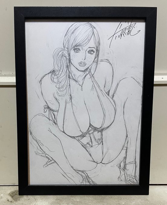 【BOOTH販売】

『comicバズーカDEEP⑨』(辰巳出版発行)の表紙イラストの粗ラフ画になります。
粗ラフ画には「十六夜清心」本人による直筆のサインを入れさせて頂いております。 