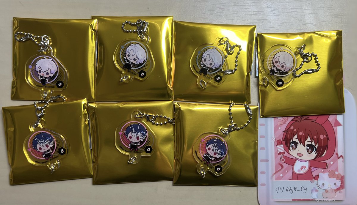 y8_liy's tweet photo. 【交換】アイドリッシュセブン アイナナ サッカーコラボ Jリーグ 連結アクリルチャーム BLACK 

譲）☆百3、壮五1、楽2、○巳波1

求）☆陸、龍之介＞＞定価+送料

・☆同士のお取引優先
・○のみ譲渡可
・郵送でのお取引希望

検索こらも気軽にお声がけください🌷 https://t.co/sfKxJMfwS0