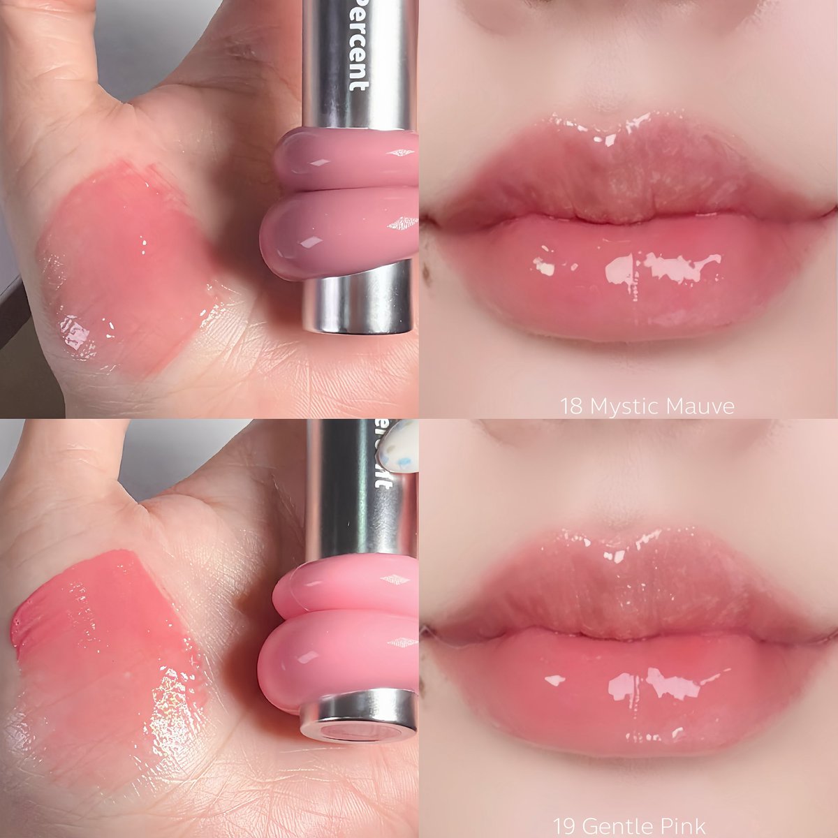 งานปากฉ่ำถังหูลู่ที่ไม่เหนียว🥹✨เนื้อโปร่งๆ ไม่หนักปากสีน่ารักมากกกก✨🎀 ￼Heart Percent  One Way Glowy Tint✨💋 2 สีใหม่

#18 Mystic Mauve🍇

#19 Gentle Pink🎀