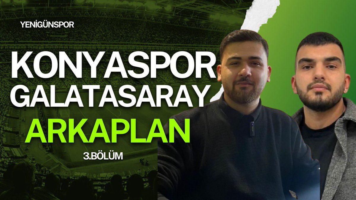 Konya Yenigün Gazetesi Spor Muhabiri Cankat Yıldırım'ın ( <a href="/cankatv_/">Cankat</a> ) moderatörlüğü ve Hüseyin Tuğşad Karagöz'ün ( <a href="/spursmaniacc/">Tuğsad</a> ) taktiksel yorumları ile ARKAPLAN 3.Bölüm sizlerle...
youtube.com/watch?v=zEH5hr…