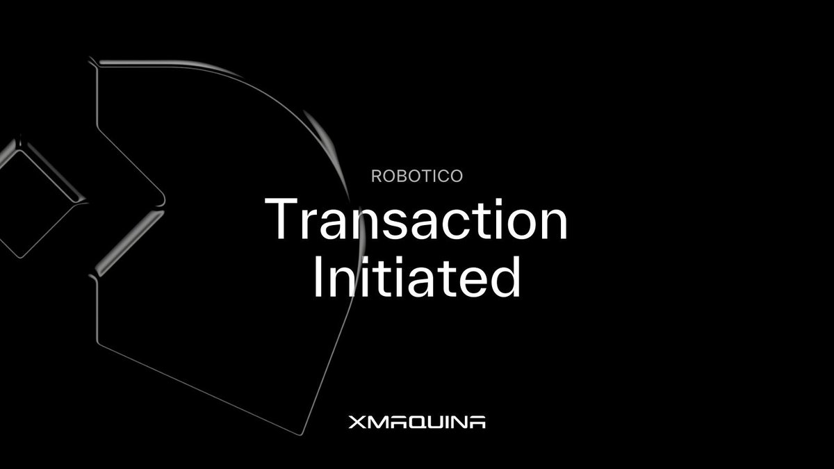 History is being made.

This is what your governance vote built.

BOT-10 passed. The DAO voted. The transaction was initiated. And now <a href="/roboticomarket/">Robotico</a> becomes the first company ever incubated under DEUS Labs with <a href="/xmaquina/">XMAQUINA</a> securing a 20% equity stake.

Think about what this