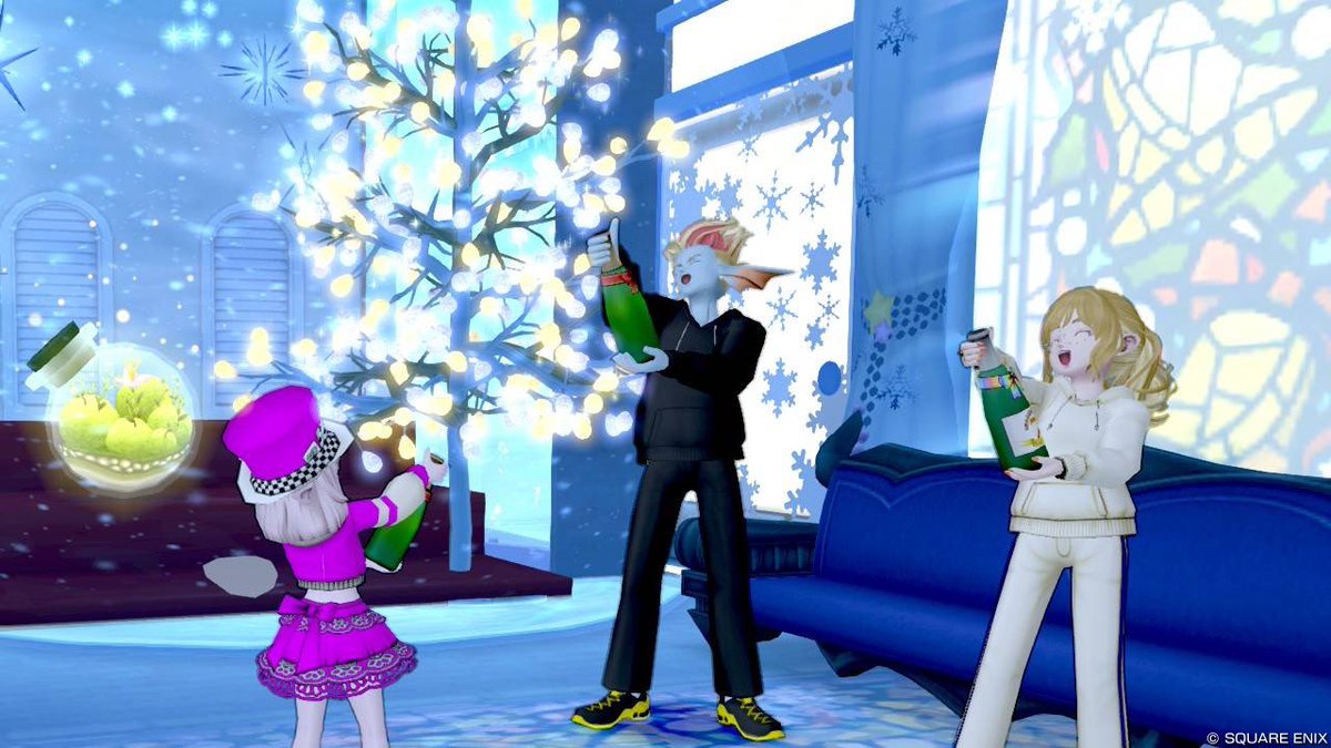 liisa_dq10_ff's tweet photo. #SnowDrop_DQX 
#club_ryugu よりムラさん、さゆりさんに遊びに来て頂きました♪
スノドロができた当初からずーっと温かく見守って下さった御二方💕
プレイベの話したりプライベートなこと話したりして今までよりも親密になれた気がします♪
いつでも帰っておいでって言ってくれたの嬉しかったです☆ https://t.co/dcPtAWo2vj