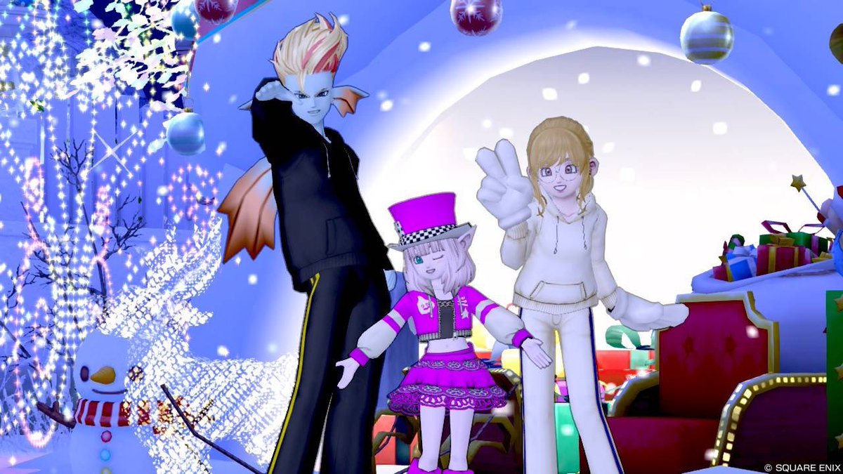 liisa_dq10_ff's tweet photo. #SnowDrop_DQX 
#club_ryugu よりムラさん、さゆりさんに遊びに来て頂きました♪
スノドロができた当初からずーっと温かく見守って下さった御二方💕
プレイベの話したりプライベートなこと話したりして今までよりも親密になれた気がします♪
いつでも帰っておいでって言ってくれたの嬉しかったです☆ https://t.co/dcPtAWo2vj