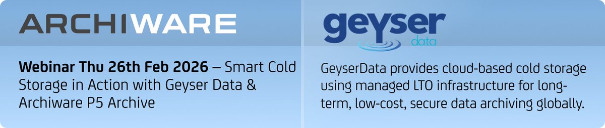 Archiware tweet media