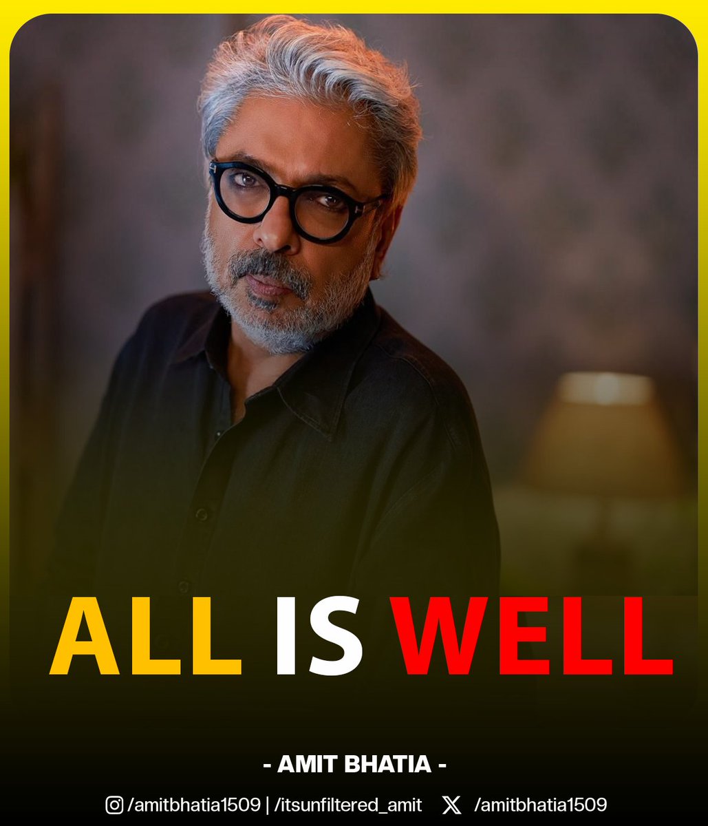 amitbhatia1509's tweet image. Rumors debunked! ✅

Sanjay Leela Bhansali is perfectly fine and only went for a routine checkup. 

Let’s stop spreading baseless news. 

#SLB #StayInformed #NoFakeNews #CelebrityUpdate #HealthCheck #SanjayLeelaBhansali