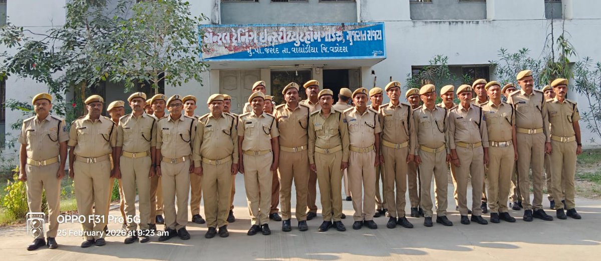 ગુજરાત રાજ્ય હોમગાર્ડ જરોદ ખાતે બેઝિક કેમ્પમાં ટ્રેનિંગ લઈ રહેલા પશ્ચિમ કચ્છ જિલ્લા 35 હોમગાર્ડના જવાનો ...