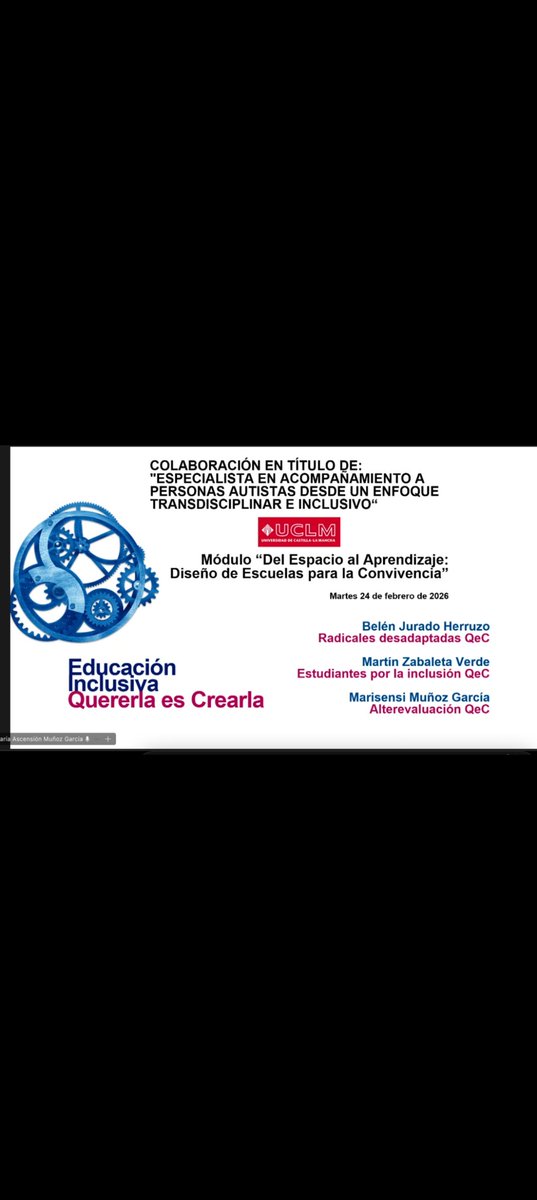DeAutismo's tweet photo. Además de contar nuestras experiencias en el Sistema Educativo también mostramos el trabajo de @QuererlaCrearla 

Muchas gracias por las voces de esos profesionales revelándose a un sistema opresor. 

Muchas gracias por la oportunidad. https://t.co/zBHJaMqXlF
