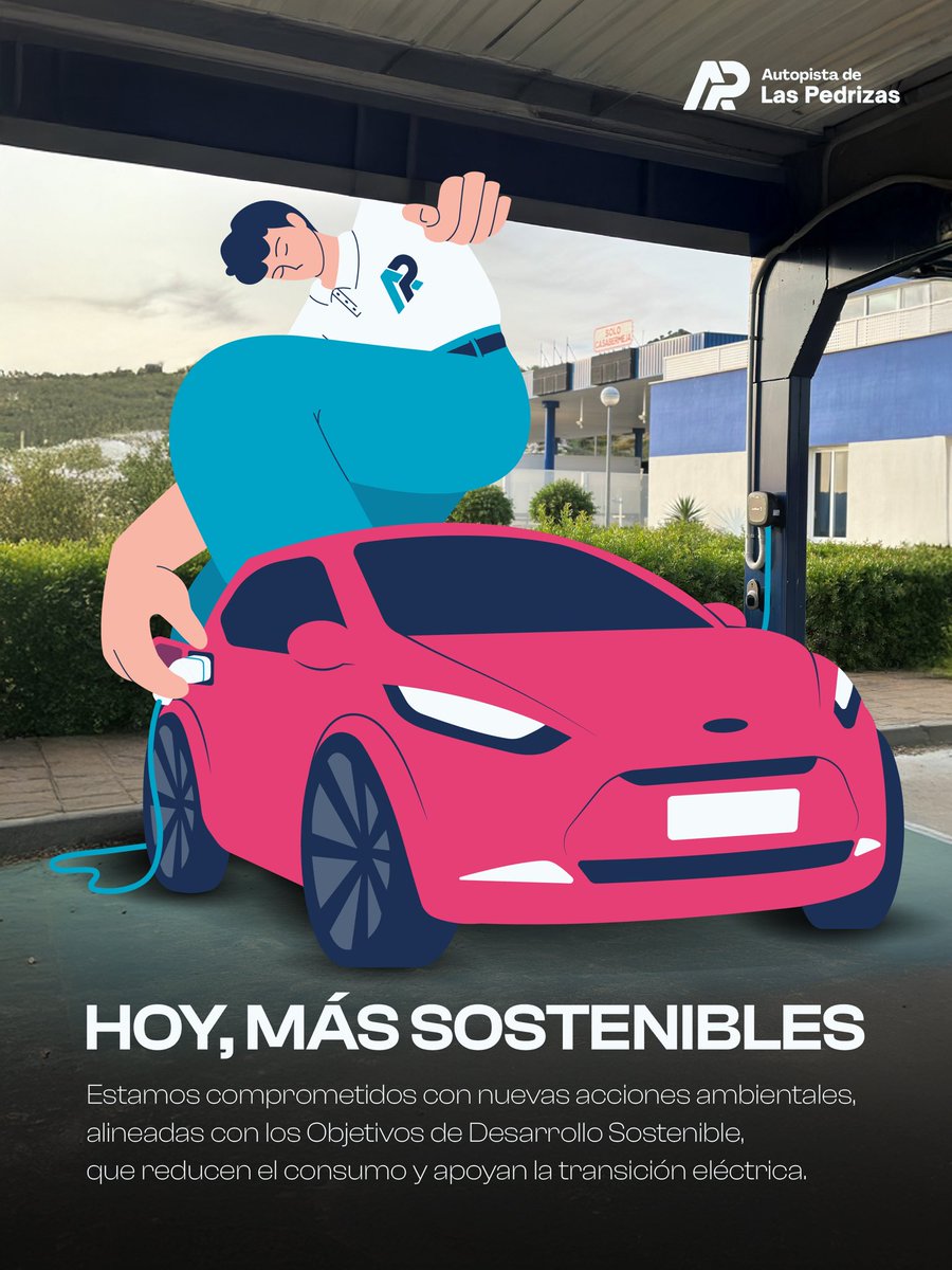 🌿 Nuestra autopista avanza con energía renovable para que llegues a tu destino con sostenibilidad y calidad medioambiental. 

Bienvenido a la ruta que cuida el planeta.

Movilidad limpia. Futuro en movimiento.

#AP46LasPedrizas #AP46 #Málaga