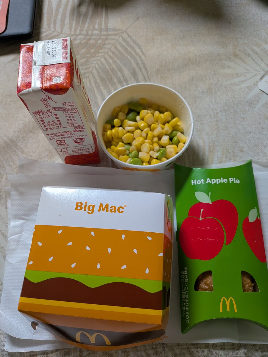 今日は、なにかとしんどかったので、ビックマック🍔で決めました！