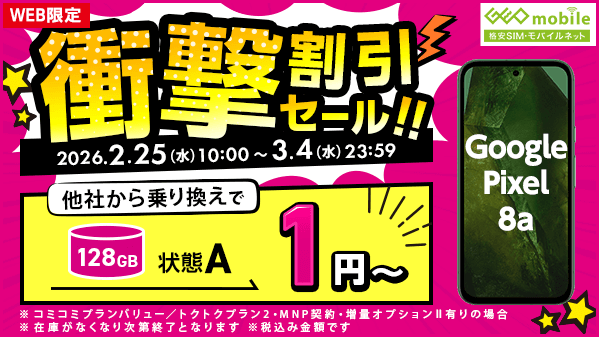 WEB限定 ?? 速 報 ?? ?? Google Pixel 8a 