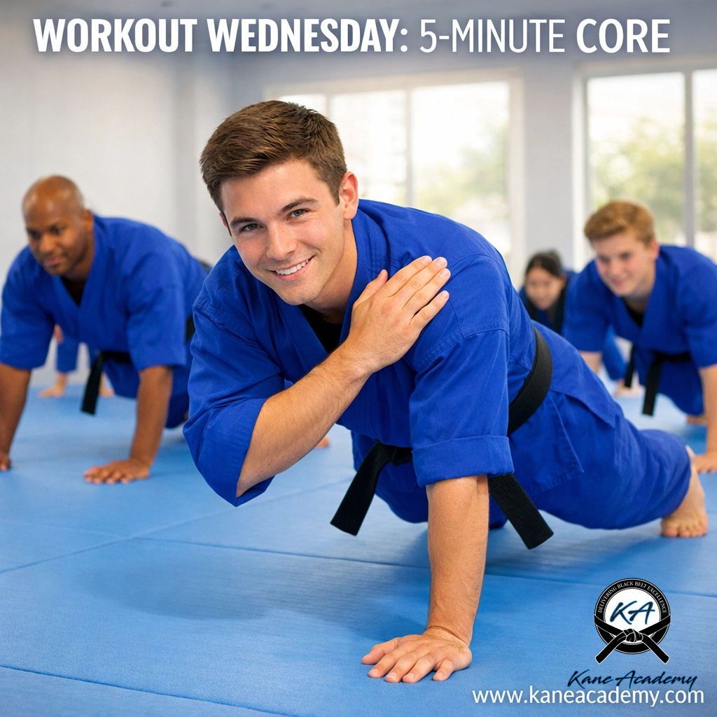 kaneacademy's tweet photo. 💪 Workout Wednesday: 5-Minute Plank &amp; Shoulder Taps 💪

Build that core! 

1m Plank
1m Shoulder Taps
1m Plank
1m Shoulder Taps
1m Finish!

Strong core, strong mind. 🥋🔥 #KaneAcademy #WorkoutWednesday #CoreStrength #MartialArts #FitnessRoutine https://t.co/NnbnXGSyLB