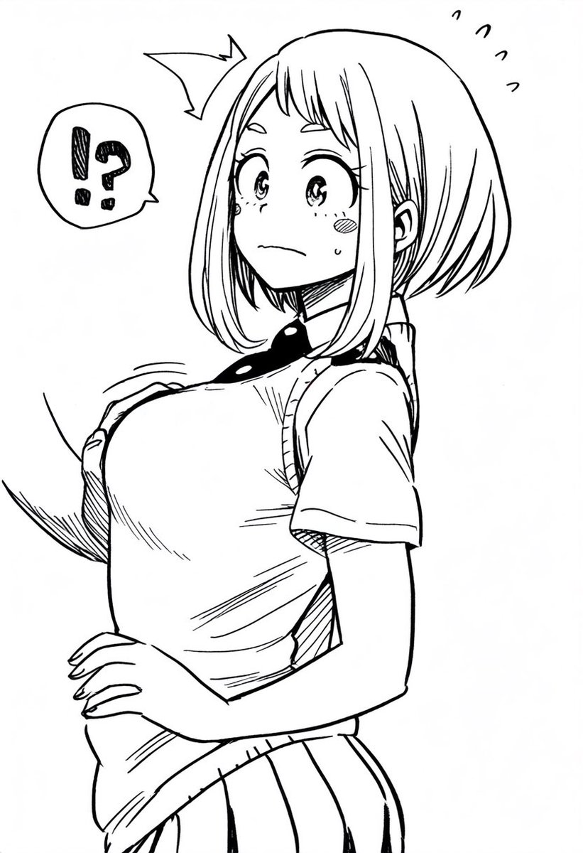 大きさ比べ。

麗日お茶子 