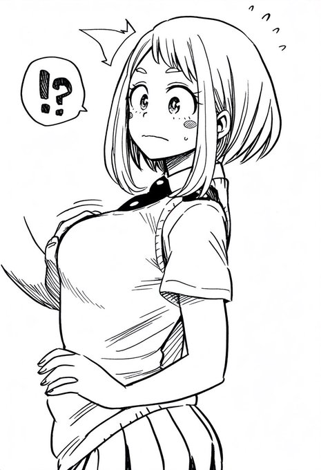 大きさ比べ。

麗日お茶子 