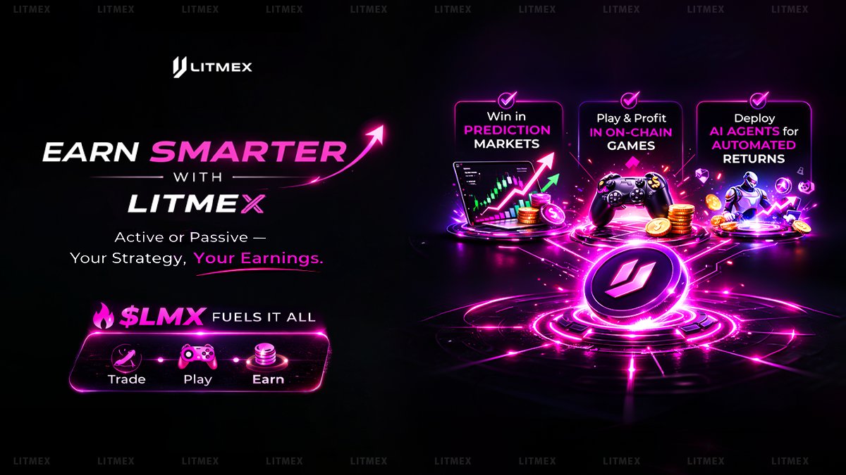 Litmexprotocol's tweet photo. Earn Smarter with #Litmex๐
Active or passive โyour strategy, your earnings.
๐ฅ$LMX fuels everything.
Trade. Play. Earn. Repeat.
$LMX Contract Address:-
Bm2y8RLPLeZuvUfQ7m3UKRiHGewTpzYt7pX8ZpzimM7d
๐ https://t.co/O4I6K3DP7D
#LMX #PresaleAlert #Presale #Presalecrypto https://t.co/oVsJc57hxu