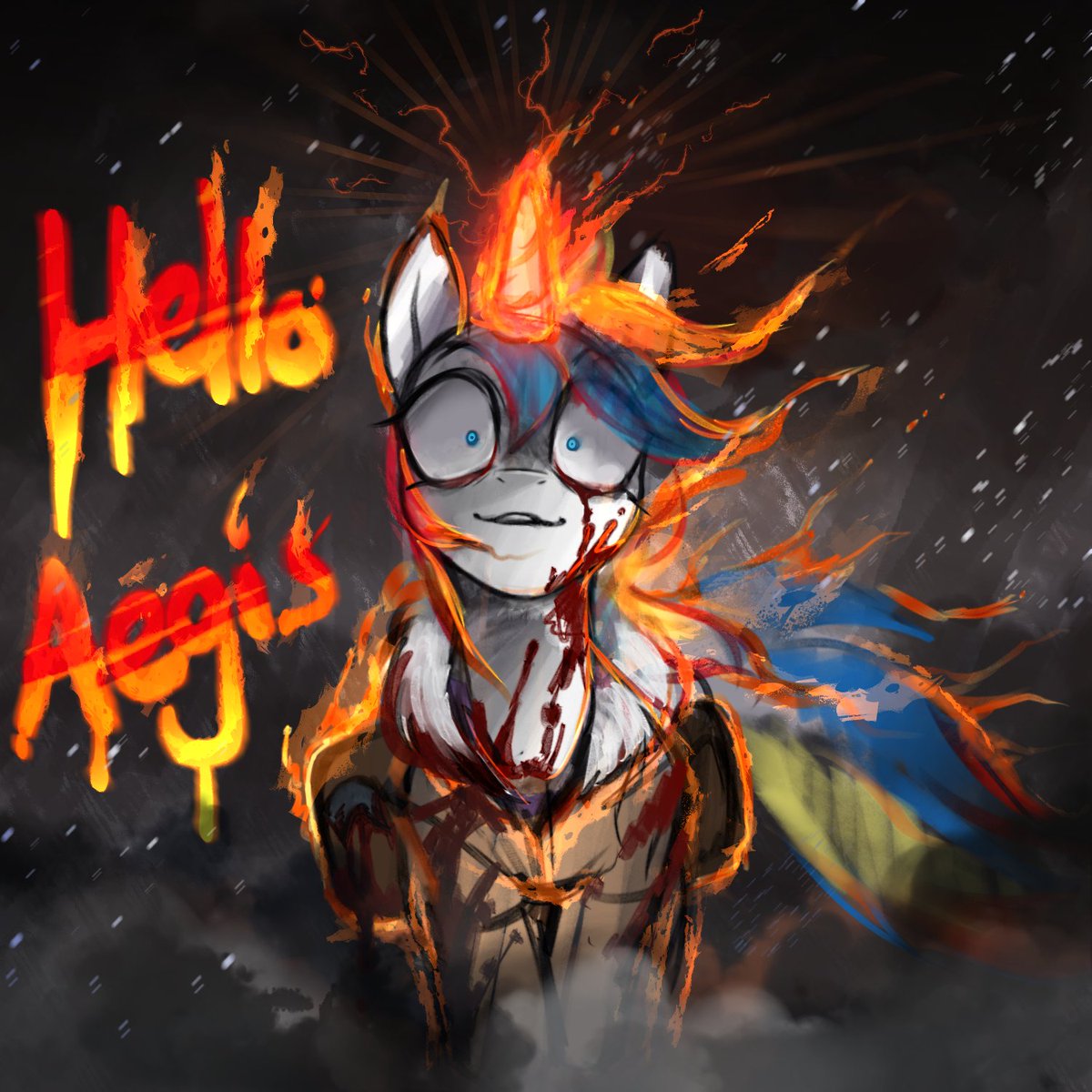 cartoony blood /// 

ponyfinder upate

tfw u nat 20 intimidate the god-tier dungeon boss