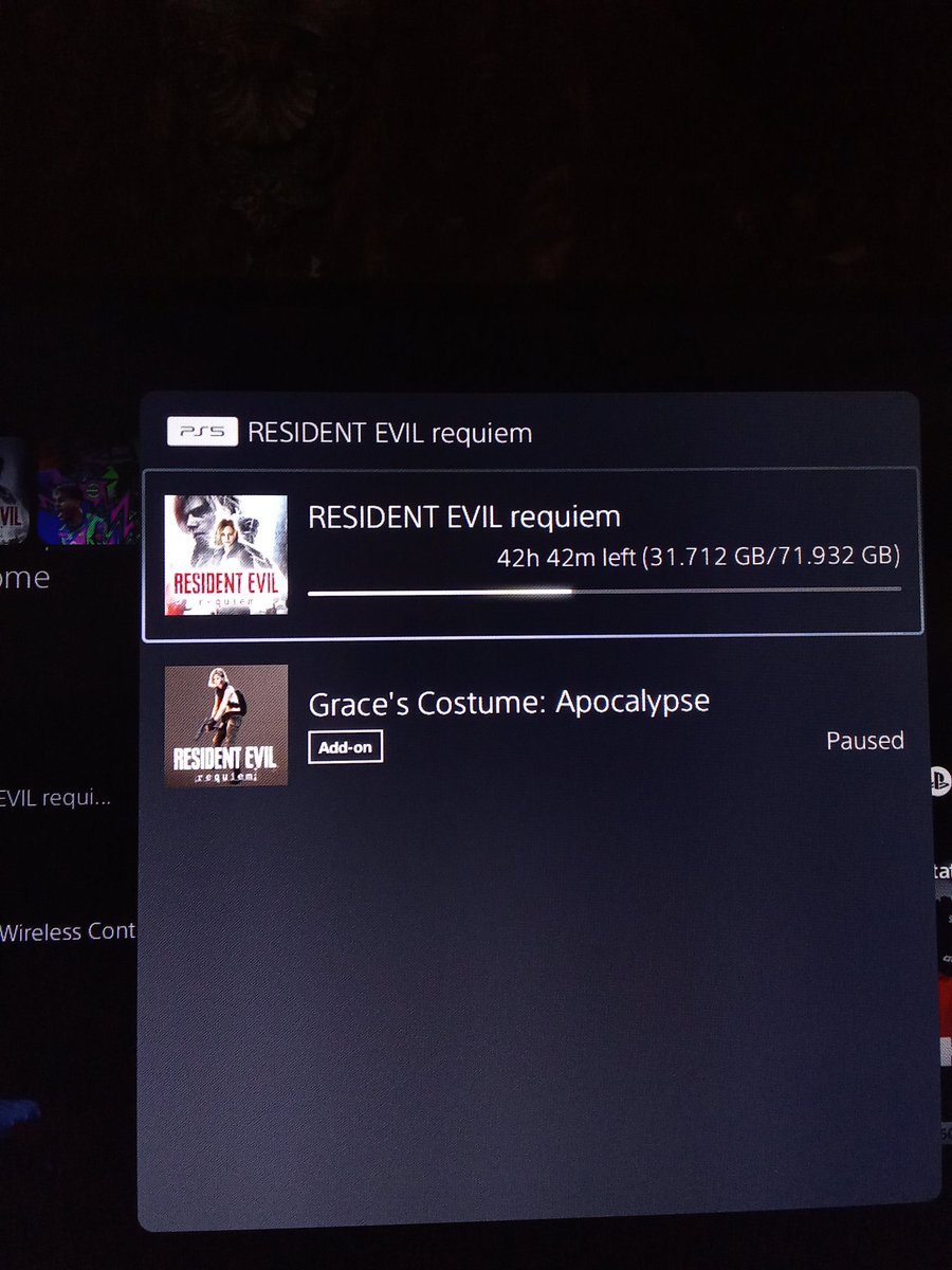 Downloading Resident Evil Requiem with my NASA-LEVEL Wi-Fi #REBHFun