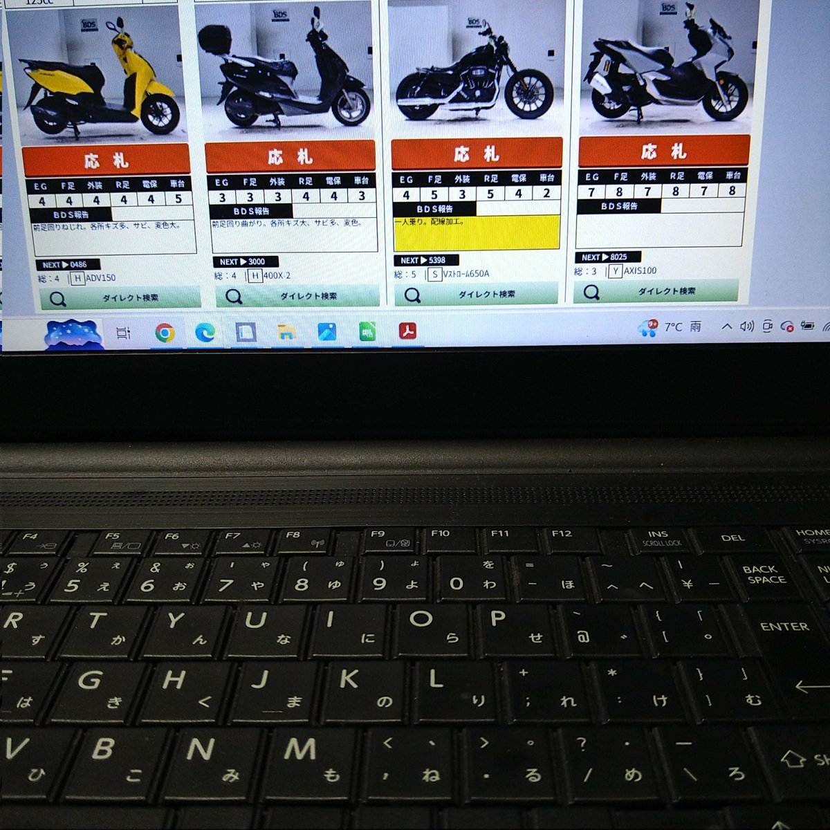 本日業者オークション(｀・ω・´)ゞ 午前中玉砕・・・ このままだと午後