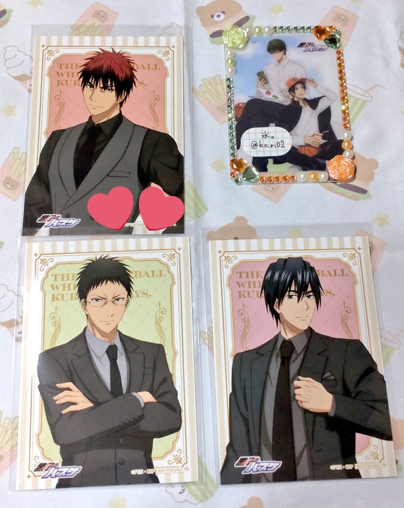 交換】 黒子のバスケ 黒バス 中外 中外鉱業 JF2026 黒スーツ 缶バッジ