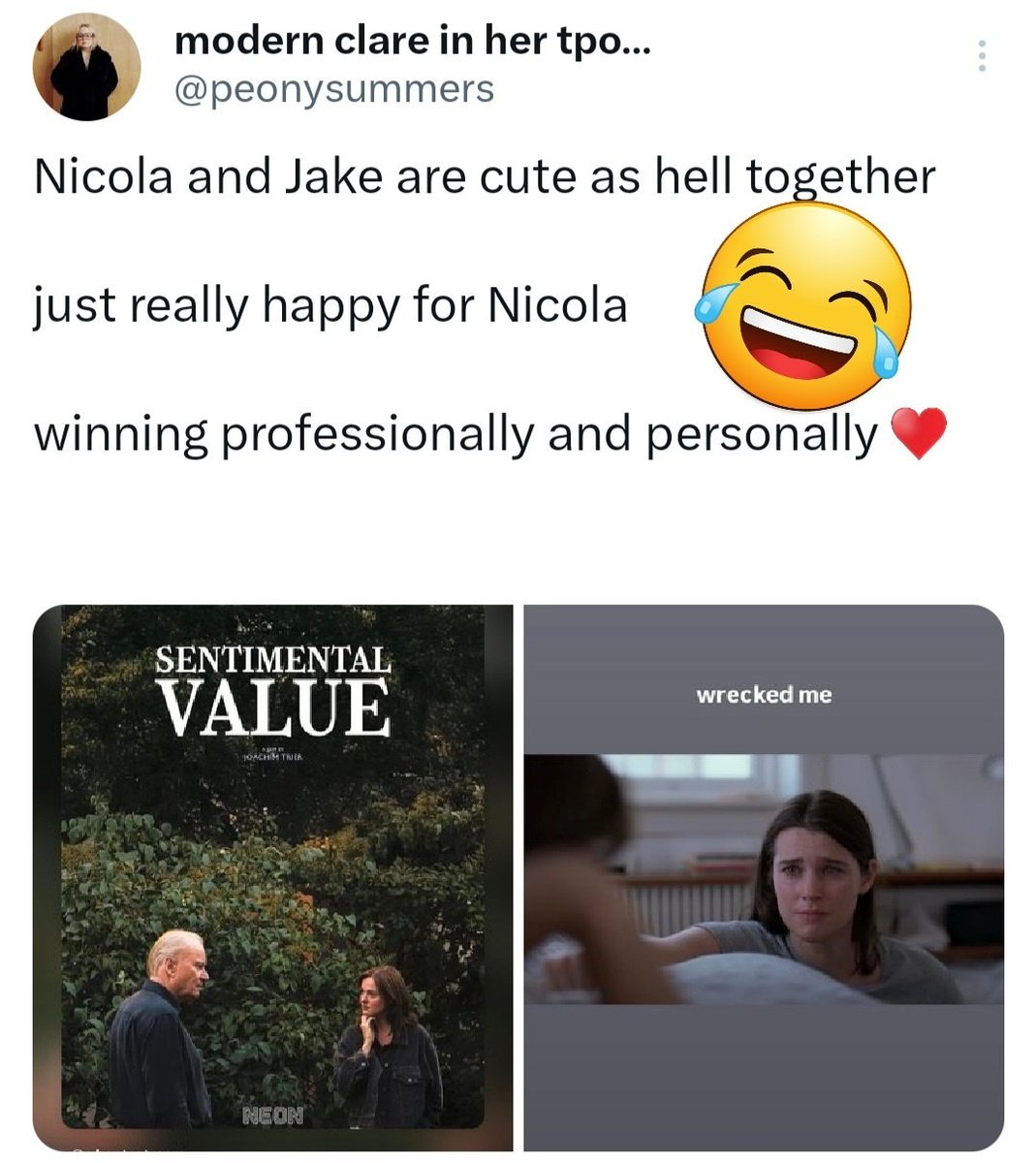 LukeyNewtsVibes's tweet photo. Exceptional post #32
From our fav #LavenderLove couple! #NicolaCoughlan & her rat rainbow kid (jokedunn) watched the same movie! Yay๐ค
I saw some people during the day saying that they were referring to dif movies. NOT.
#ThatsCommitment #Closeted
(TNX for the help ๐) https://t.co/J7sXEJnXCy