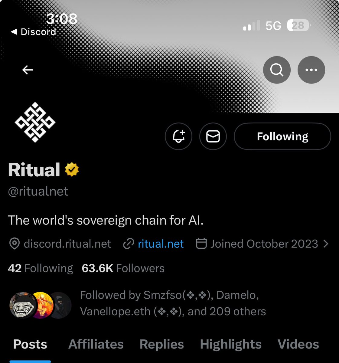 gRitual to my 209++ ritualists mutuals 

Lets connect and preach more about <a href="/ritualnet/">Ritual</a>.