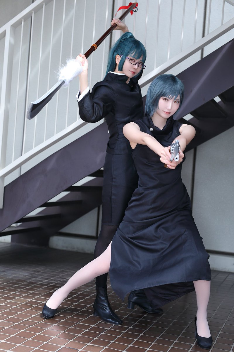cosplay 呪術廻戦 禪院真希: @narutan_cos 禪院真依:あんず photo : @suraimu8069 #アコスタ池袋