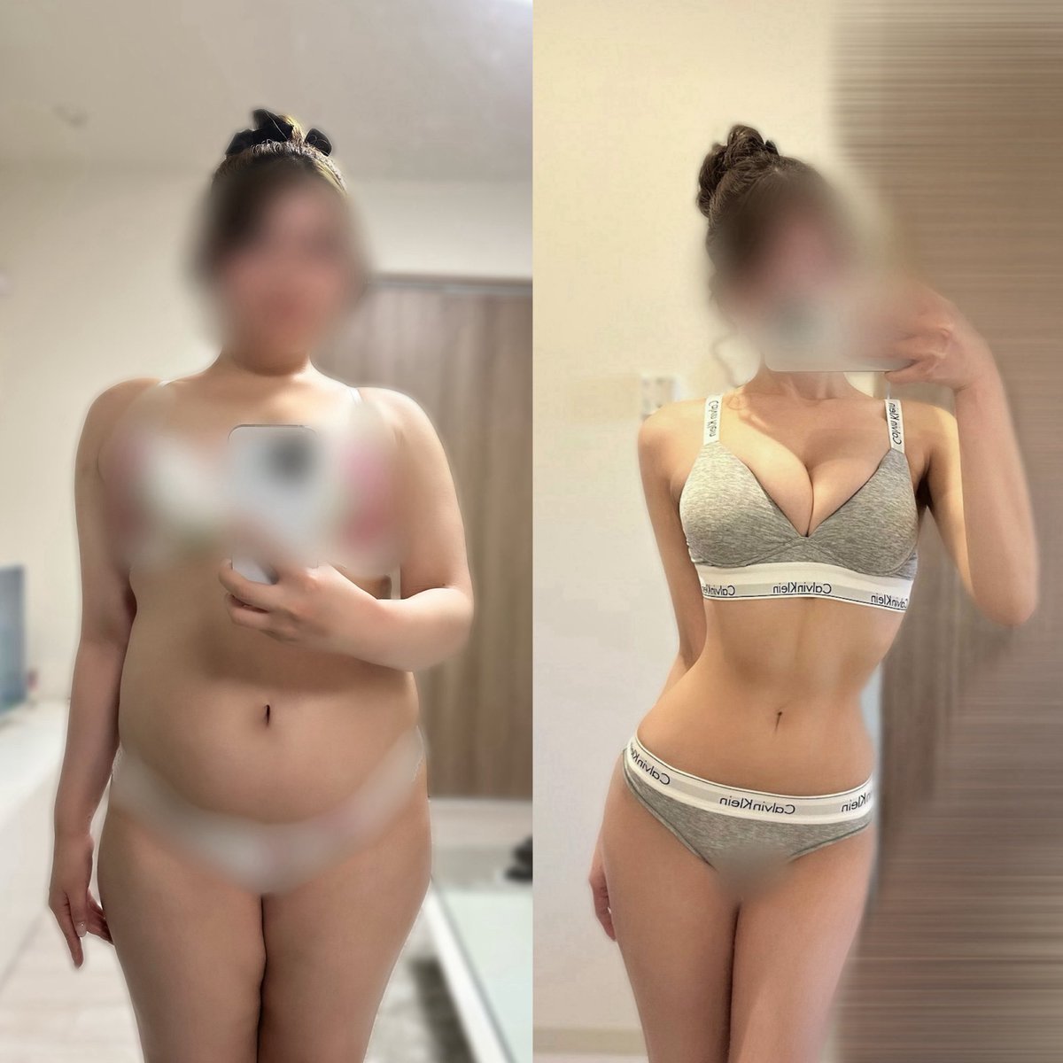 ooy7oo7's tweet photo. 11ヶ月で28kg痩せたアラサーのビフォアフ😌❤️
皮肉にも髪型同じやったwww
5ヶ月後の誕生日までに、あと2kg落として""30kg痩せた身体""を自分にプレゼントしてあげるのがダイエットの最終目標🎁💪🏻
ダイエット頑張ってる人のモチベになれば嬉しいです(⸝⸝⸝ ᵕ ̫ᵕ ⸝⸝⸝)🎶 https://t.co/RCmEvMrWRp