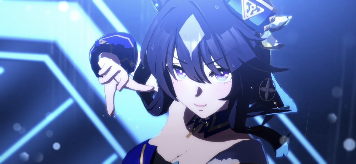 #ゲームウマ娘　5th Anniversary ੈ✩
 おめでとうございます💐
そしてトレーナーさん、いつもありがとうございます✴︎🥕
新楽曲「VOLTAGE」ヴィルシーナ役として歌唱しております💙🪽
ぜひたくさん聴いてください🫶
#ウマ娘