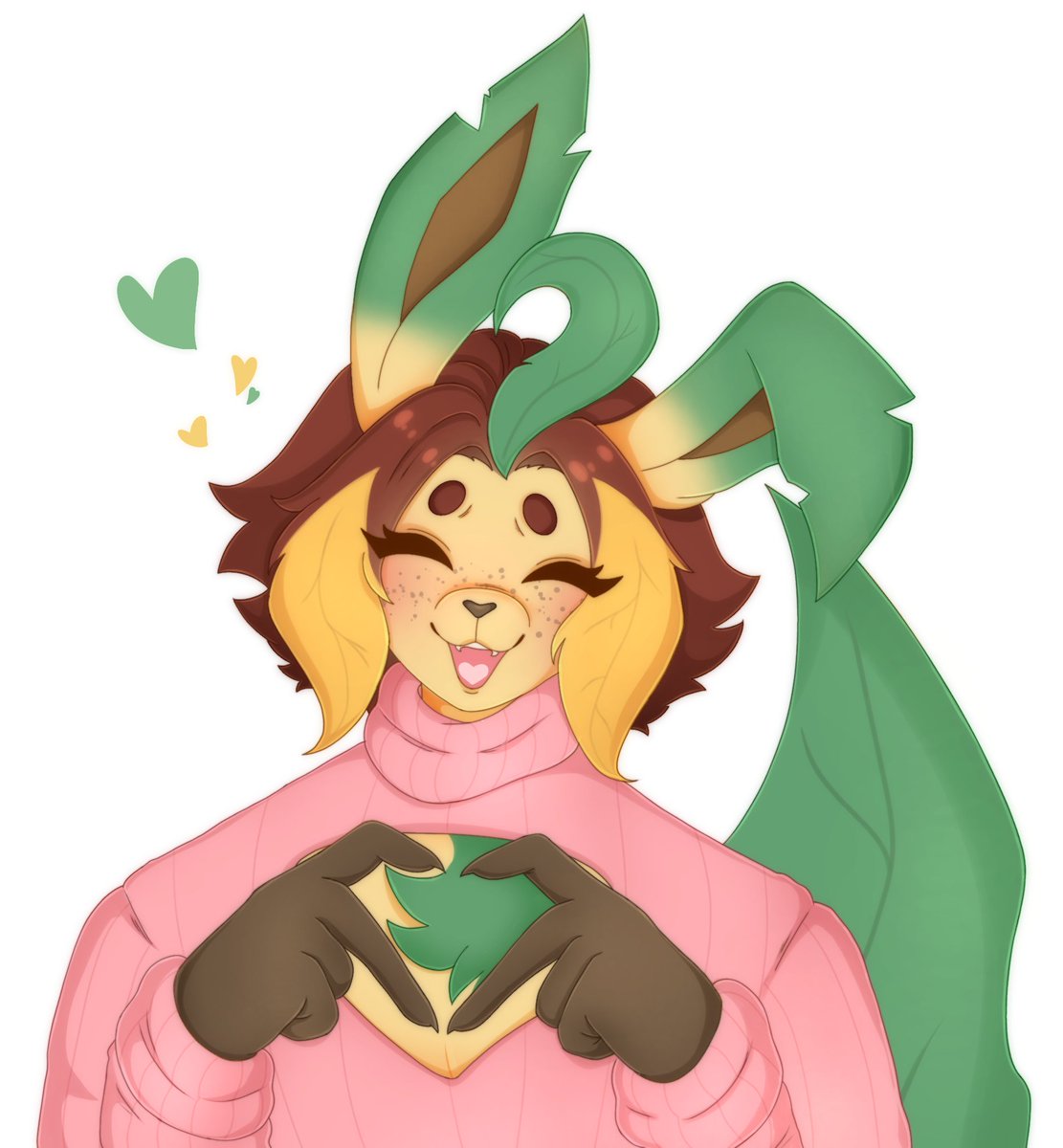 IYoupiI's tweet photo. A cute gift for  @LycanNoble and @KiraEevo 💖 https://t.co/YFKWnXoUFS
