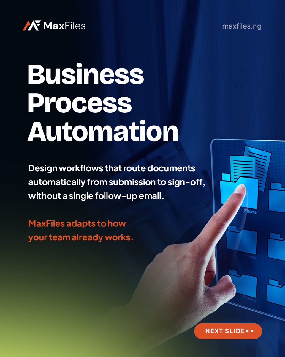 MaxFiles_ng's tweet photo. How many of these did you know MaxFiles could do?

Swipe through to learn more about the features that turn a manual document management into an automated engine.

Stop the scavenger hunt, by talking to us.
To get started, Book a demo at https://t.co/PvnALJ7Rqo https://t.co/yLjOgcqPm9