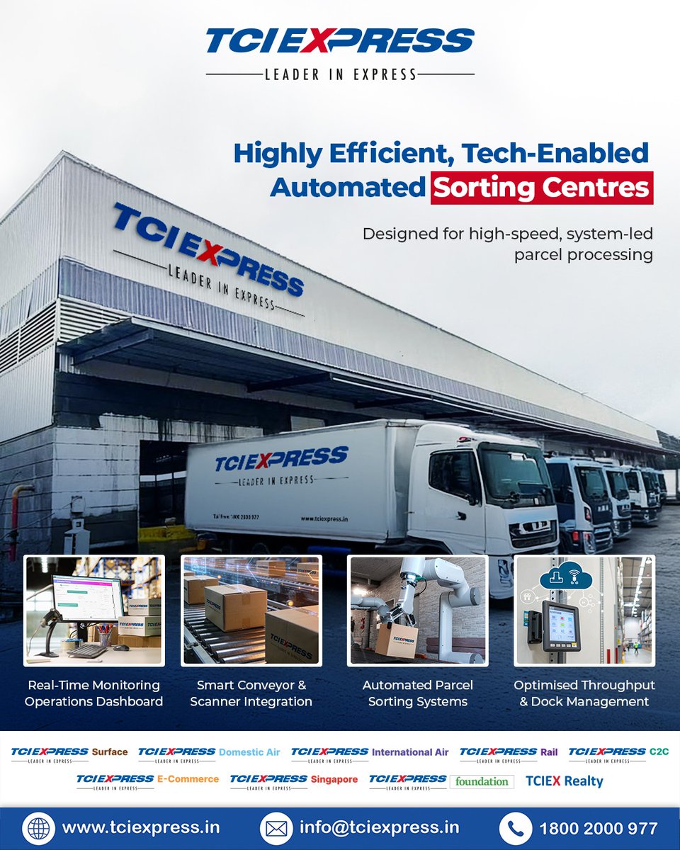 RohanShah142300's tweet image. I recently used TCI Express for an urgent shipment and found the service very dependable. It is easy to understand why it is often called the best logistics company.

tciexpress.in/mbg-express

#TCIExpress #Logistics #India #courier #Transportation