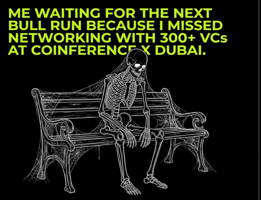 _karbansal2006's tweet photo. @CoinFerenceX DUBAI, 2026

CoinferenceX Dubai 2026 = SOLD OUT vibes.

If you miss it, you're missing top-tier networking, game-changing partnerships, and high- value investors.

Don't watch from the sidelines. Be in the room. Grab your early bird pass.

#Web3Summit #Cryptolnvesting