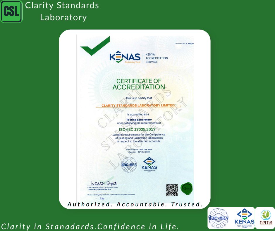 Clarity Standards Laboratory tweet media