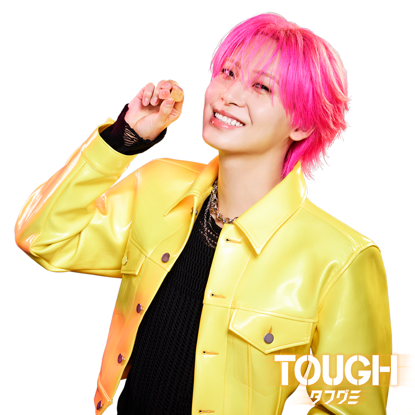 #川尻蓮(#JO1)さんが #タフグミ を「あ～ん」してる素材おいておきます。