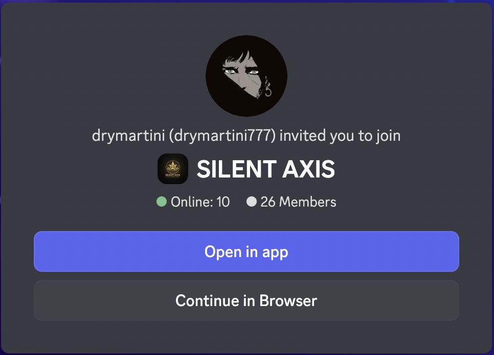 Silent Axis tweet media