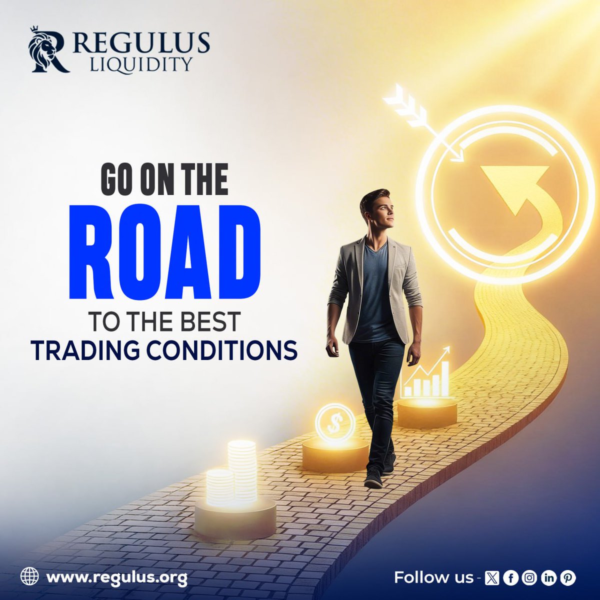 regulusorg's tweet image. Take the road where execution is smooth and liquidity is deep.
Go on the road to the best trading conditions with Regulus Liquidity. 🚀📊

#RegulusLiquidity #TradingJourney #Forex #BestExecution