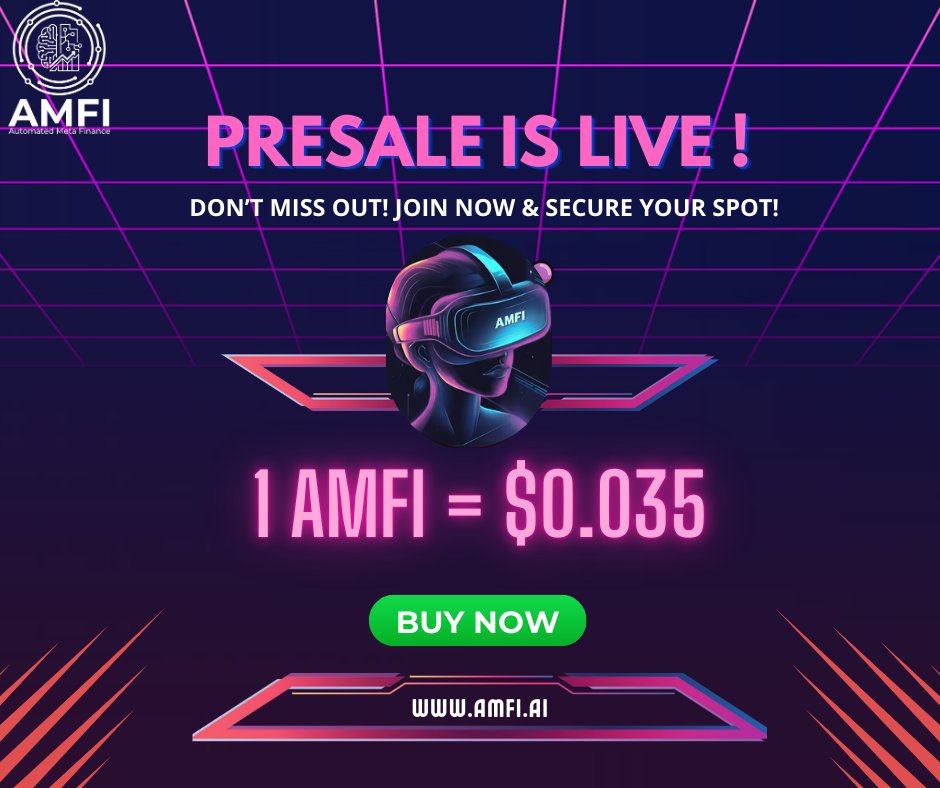 AMFI Presale is Live! tweet media