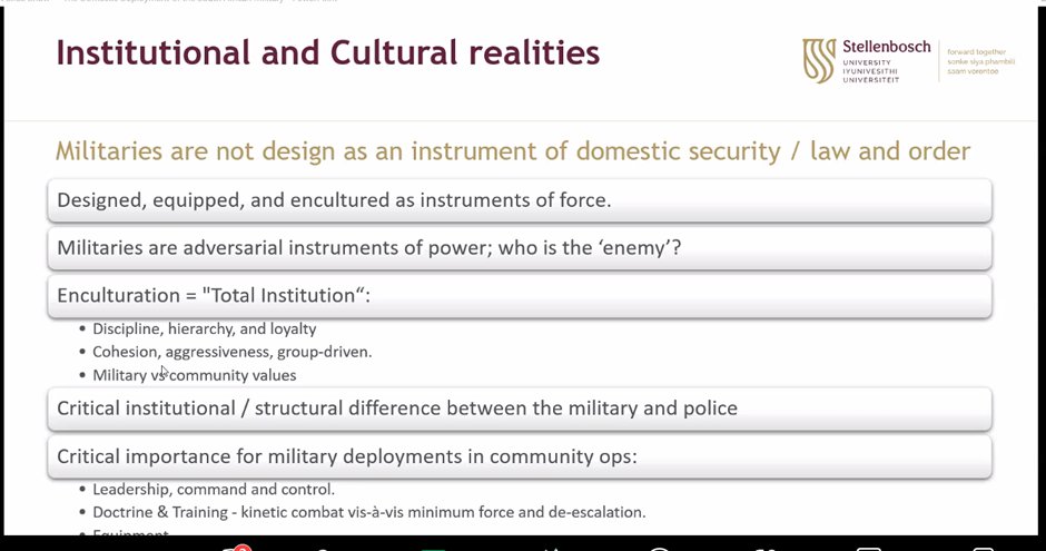 Defence Cluster Parliament of RSA tweet media