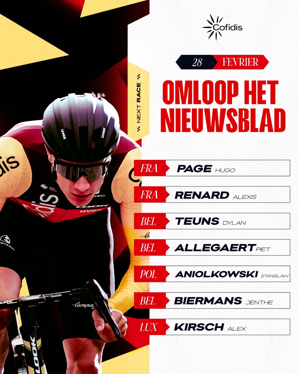 Team Cofidis tweet media