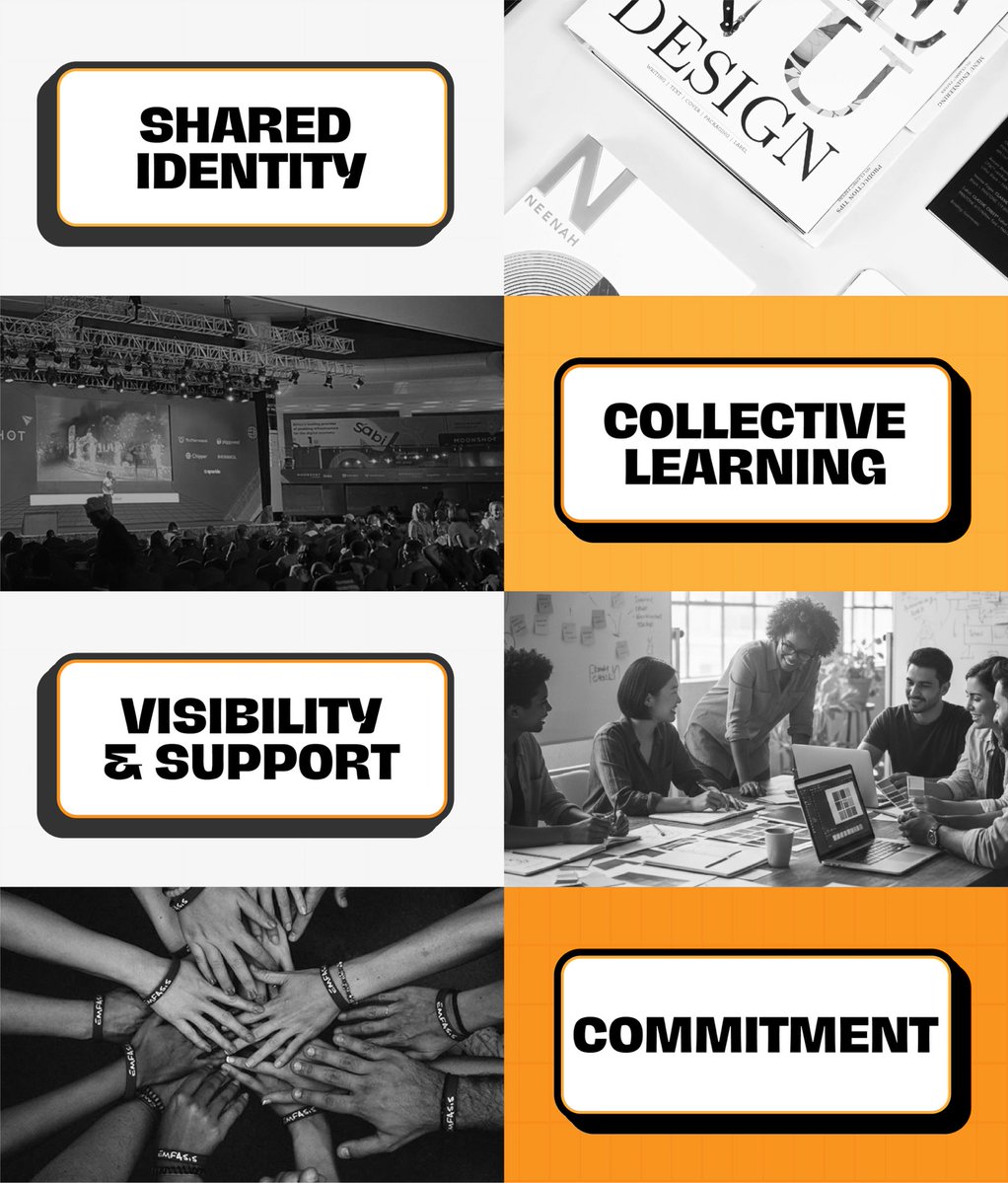 Kreative_Guide's tweet image. Design Community isn’t just a group.
It’s shared identity.
It’s collective learning.
It’s visibility &amp;amp; support.
It’s commitment to growth.
Create together. Grow faster. 🚀
#DesignCommunity #CreativeNetwork