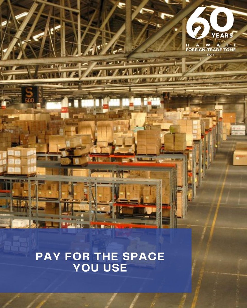 FTZ9 offers shared warehouse storage based on a per-cubic-foot rate, so businesses only pay for the space they use. This approach helps businesses manage inventory without committing to an entire warehouse. bit.ly/4abMtjx

#FTZ9
