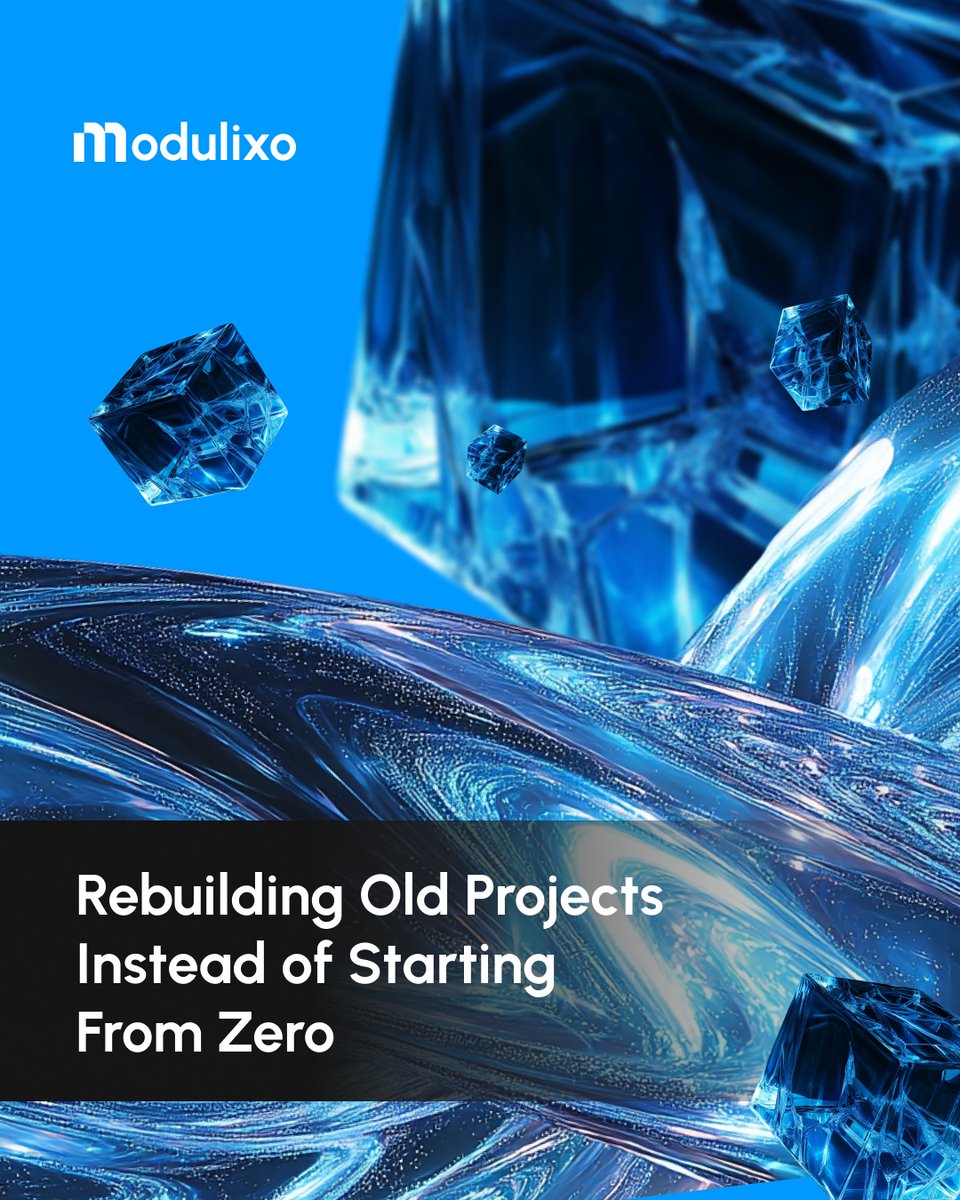 modulixocom's tweet image. Rebuilding Old Projects Instead of Starting From Zero

🔵 Sometimes, projects need refinement, not a full redesign.
• Optimize what you already have.
✨ Evolution is smarter than replacement.
#Modulixo #DesignUpgrade #SmartImprovement