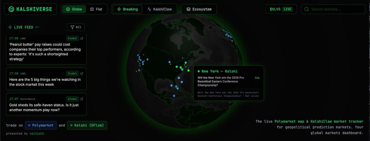 xaitoshi_'s tweet photo. Good odds, time to trade on @Kalshi and @Polymarket with @kalshiverse. https://t.co/uxj1DspR0O