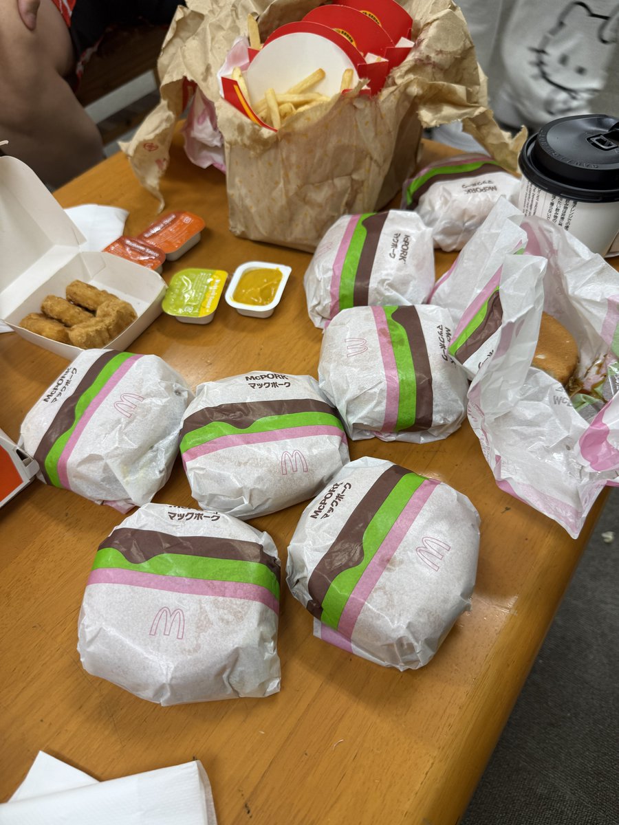 ありがとう
#おかえりマックポーク
