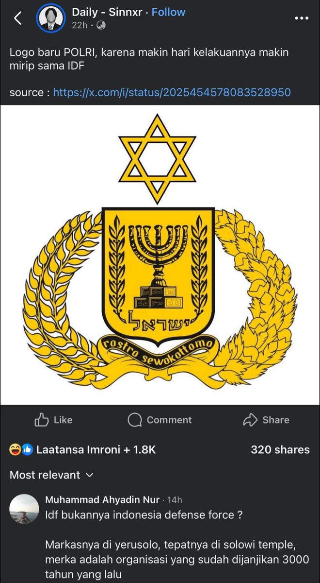 Mental orang fesnuk minta didatengin aparat