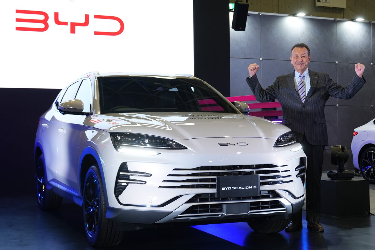 byd_japan's tweet photo. 「ぶっちゃけ、EVってどうなんですか？」 その疑問、BYDのトップに直接ぶつけてみませんか。🚗
3/8(日)開催の「EV入門塾」は、一味違います！

✅ 社長と話��う：東福寺社長が疑問に直接回答 
✅ プロと試乗：ジャーナリスト＆社員の裏話付き 
✅ 最新2車種：BYD SEALION 7、BYD SEALION 6 を徹底体感
申し込み・詳細はこちらから！👉https://t.co/GMnxXVndMY

 #BYD #ありかもBYD #EVライフ #試乗 #EVクラブ