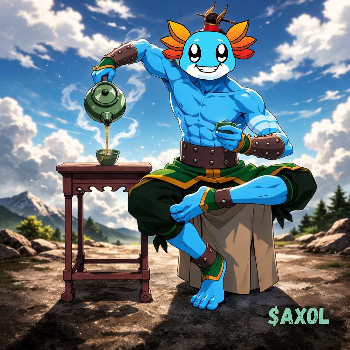 Waking up with that warrior spirit. 
Good morning 🦎